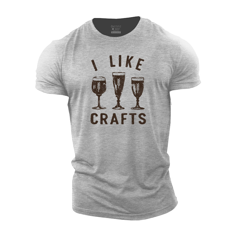 I Like Crafts Cotton T-Shirt