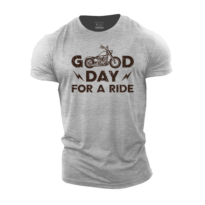 Good Day For A Ride Cotton T-Shirt