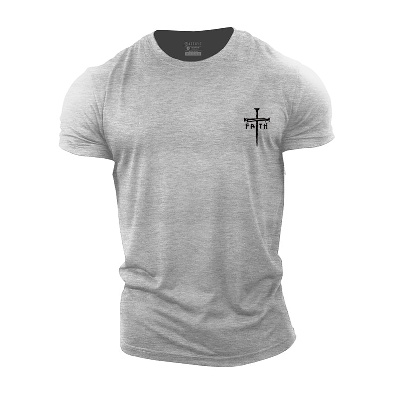 Faith Cross Cotton T-Shirt