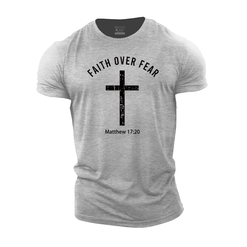 Faith Over Fear Cotton T-Shirt