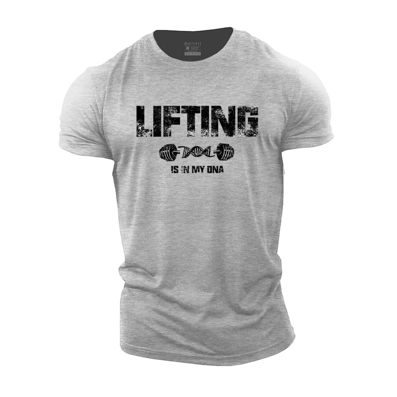 Lifting Is In My DNA Cotton T-Shirt