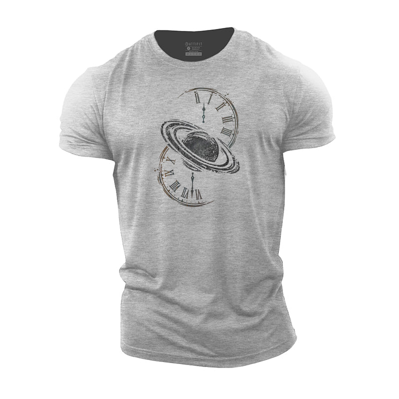 Cosmic Time Cotton T-Shirt