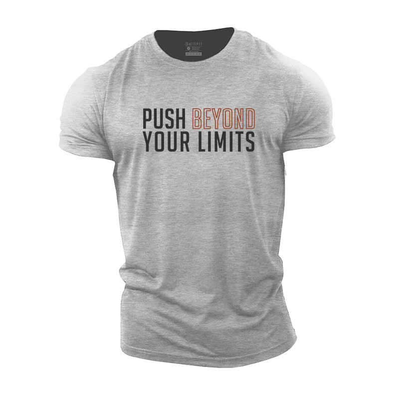 Push Beyond Your Limits Graphic Cotton T-Shirt