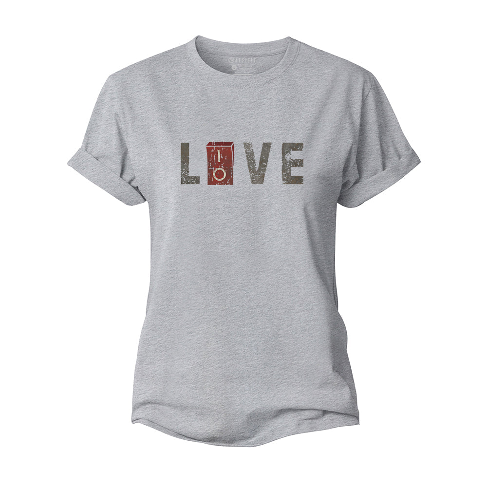 Live And Love Women's Cotton T-Shirt