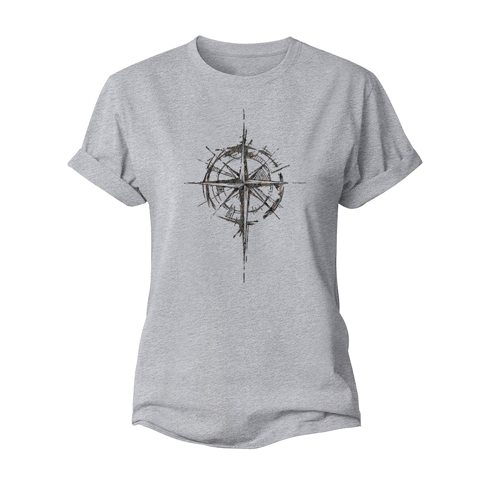 Vintage Compass Women's Cotton T-Shirt