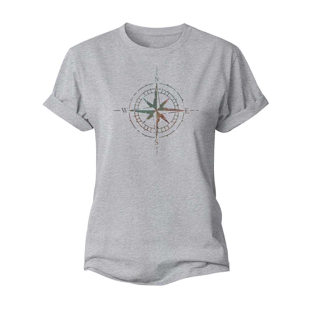 Compass Women's Cotton T-Shirt