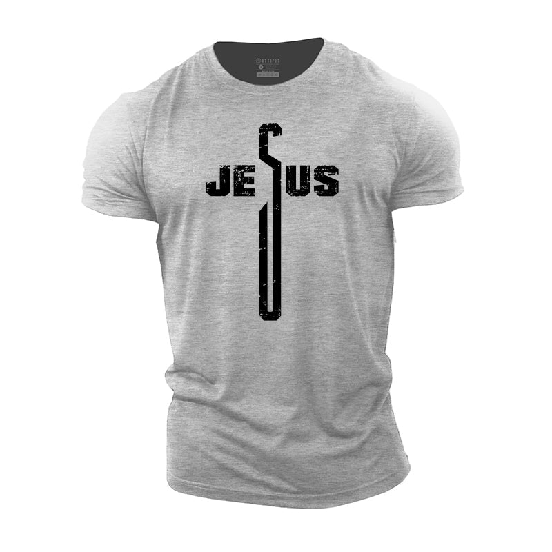 Jesus Cross Cotton T-Shirt