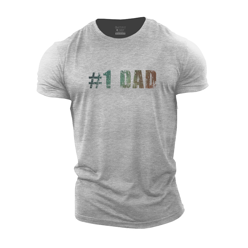 No.1 Dad Cotton T-Shirts