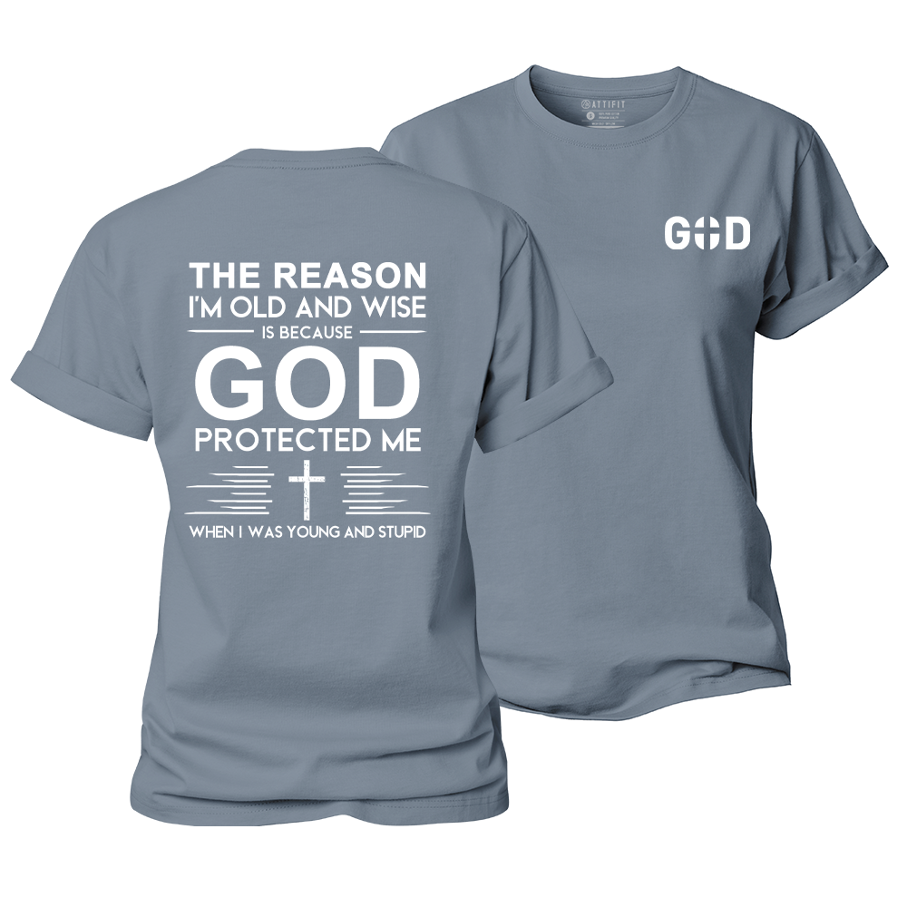 God Protected Me Women's Cotton T-Shirt