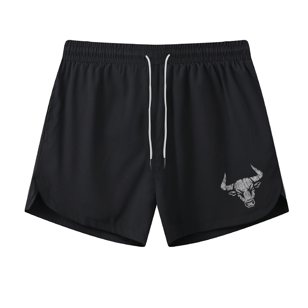 The Cool Bull Graphic Shorts