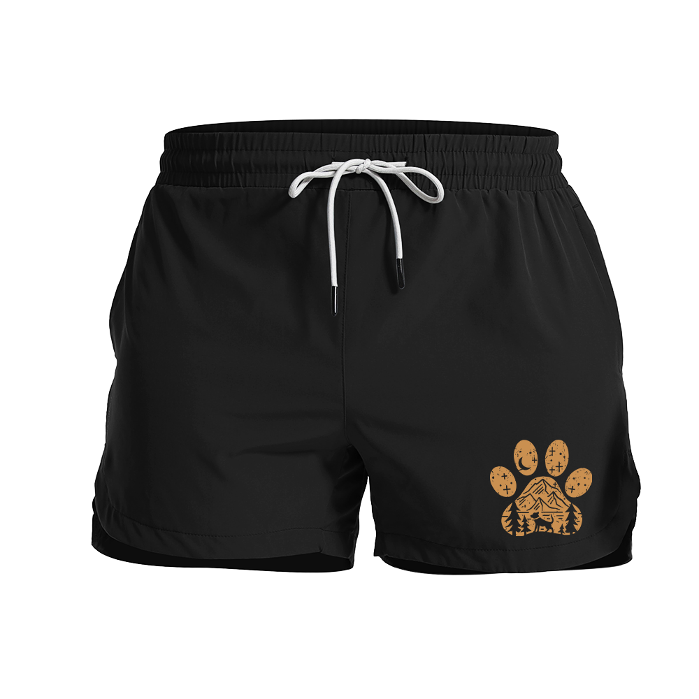 Dog Under The Stars Graphic Shorts