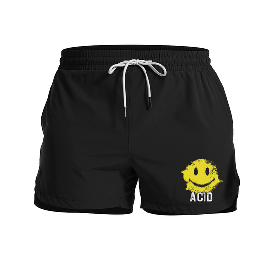 Acid Smile Graphic Shorts