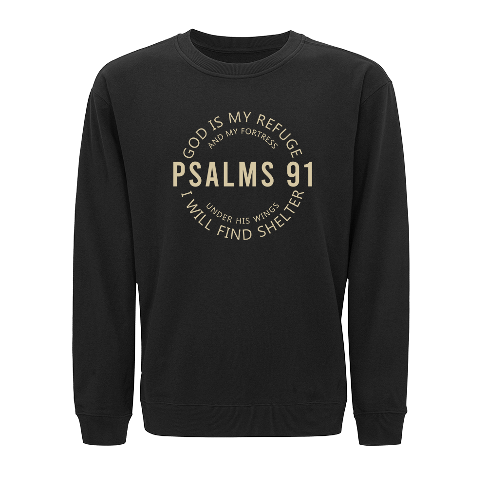 God Is My Refuge Crewneck Sweatshirt