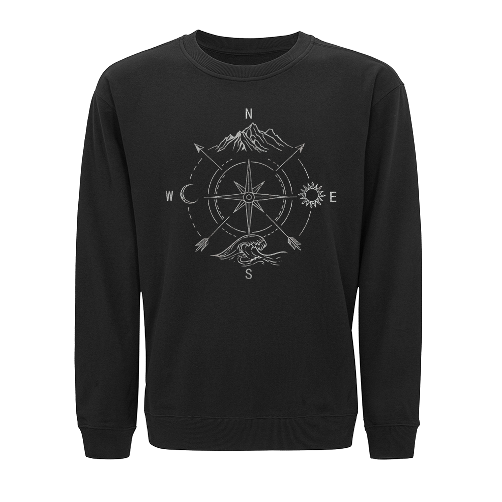 Landscape Compass Crewneck Sweatshirt