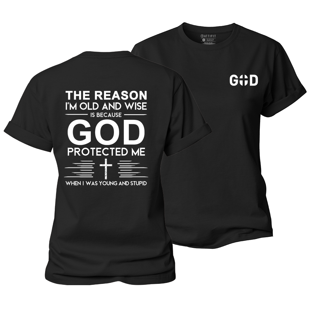 God Protected Me Women's Cotton T-Shirt