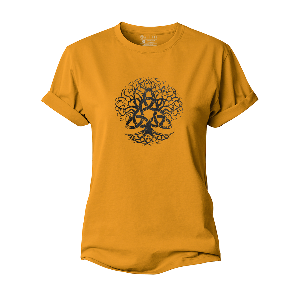 Triquetra Life Tree Cotton T-Shirt