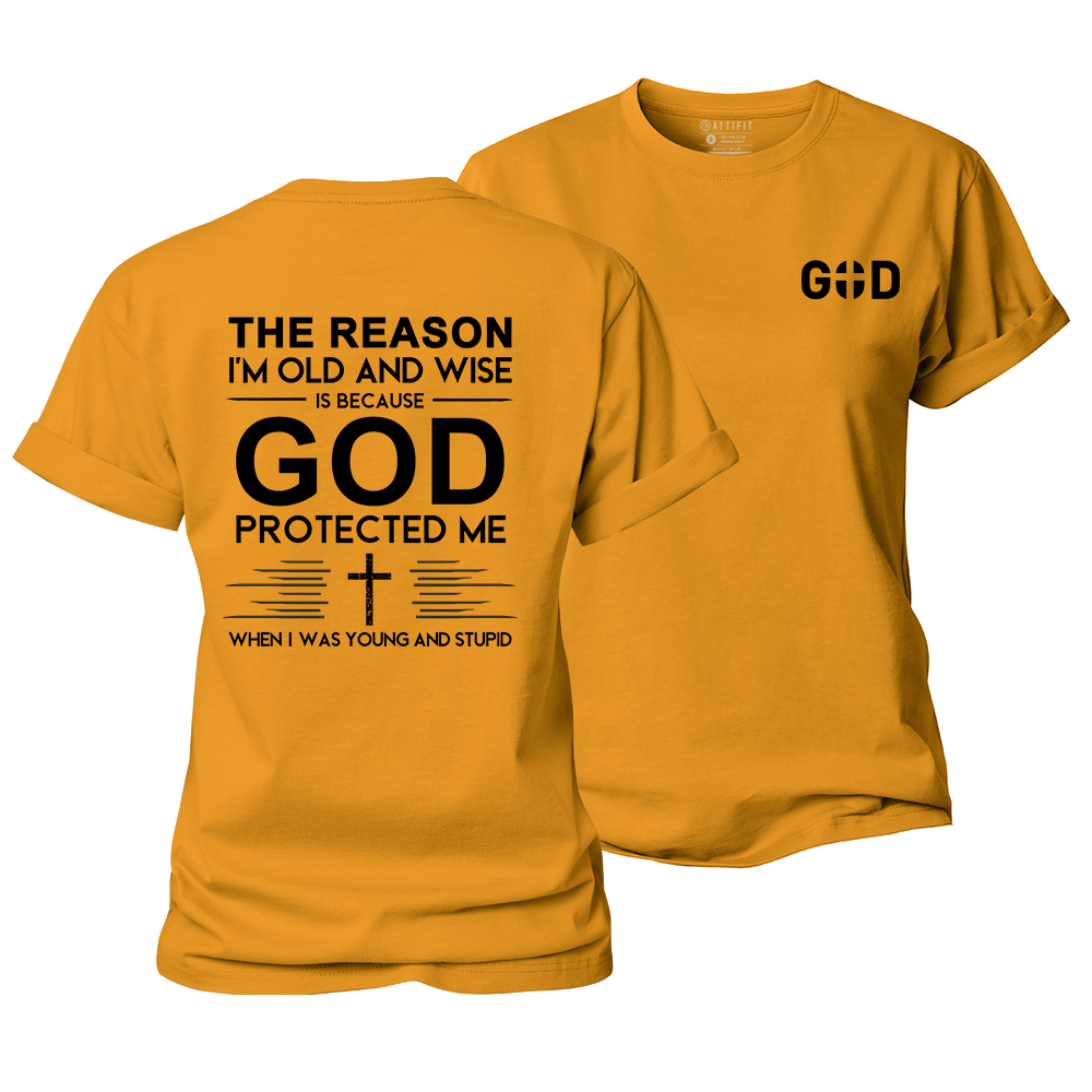 God Protected Me Women's Cotton T-Shirt