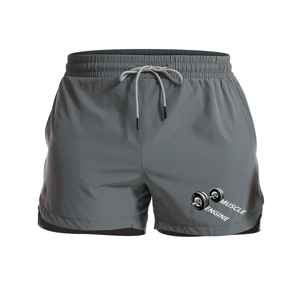 Muscle Engine Graphic Shorts