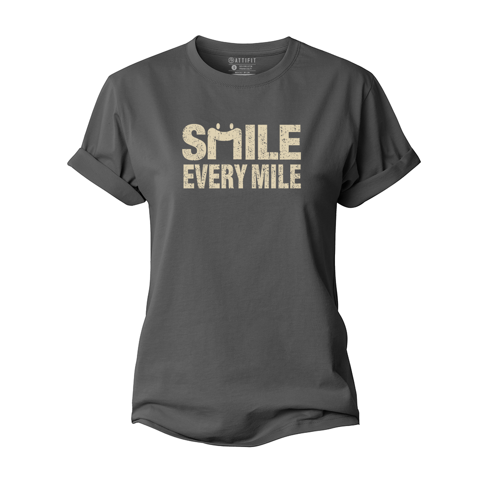 Smile Every Mile Women's Cotton T-Shirt