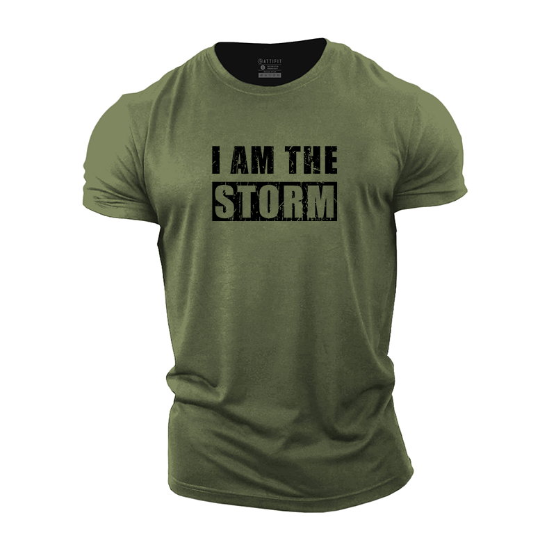 I Am The Storm Cotton T-Shirt