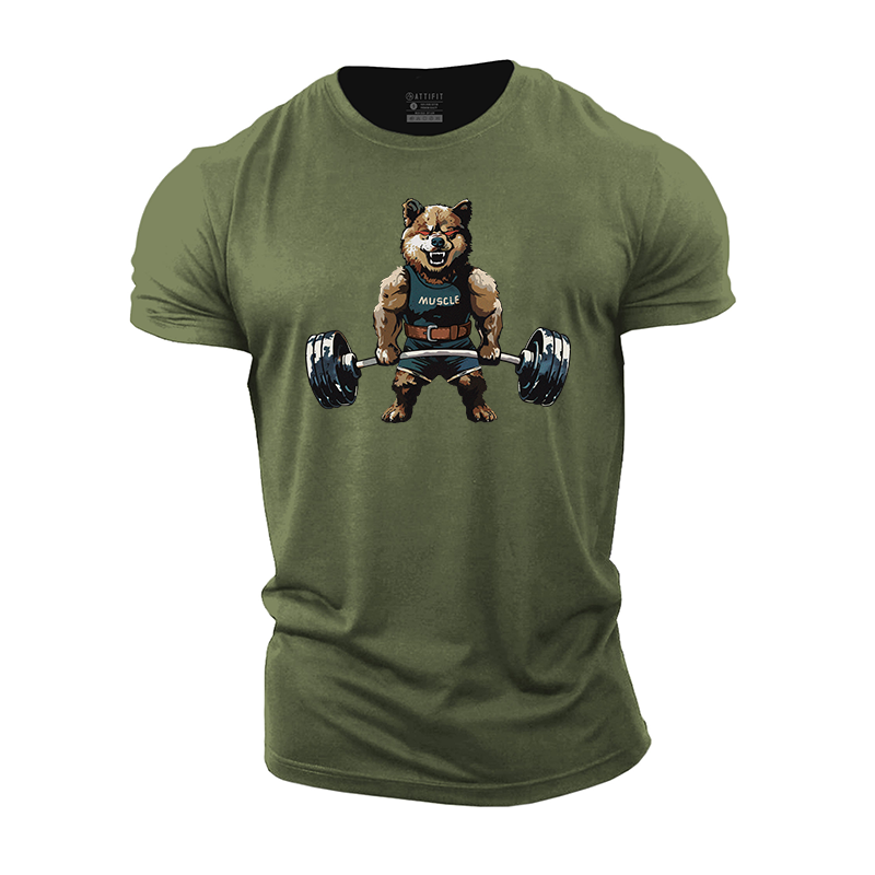 Muscle Dog Cotton T-Shirt