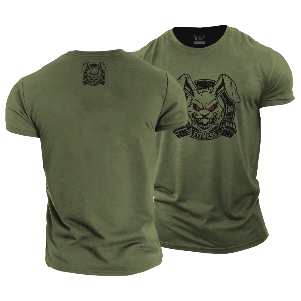 Fitness Bunny Cotton T-Shirt