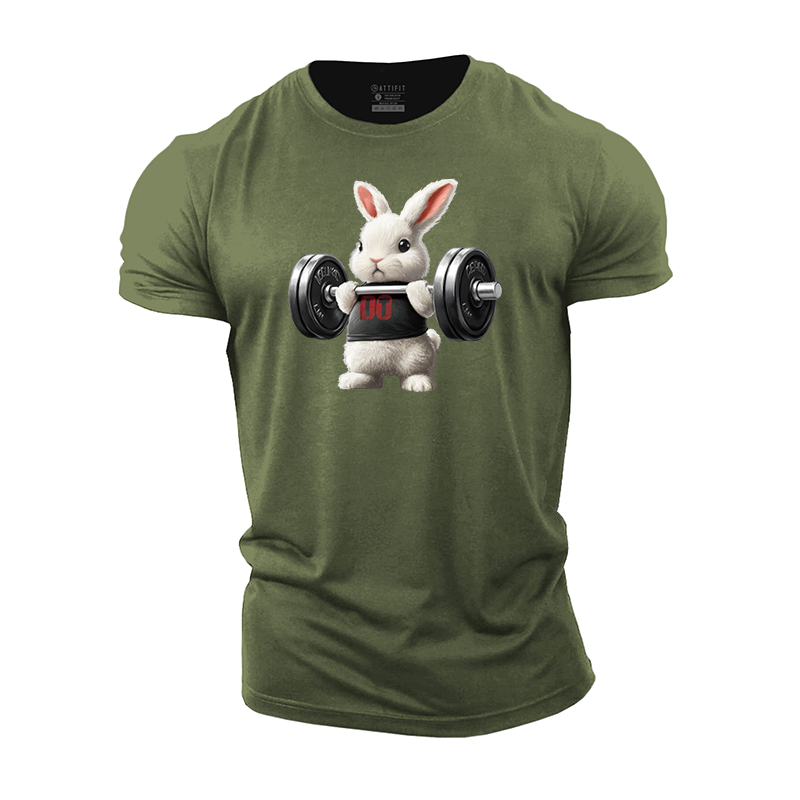 Muscle Rabbit Cotton T-Shirt