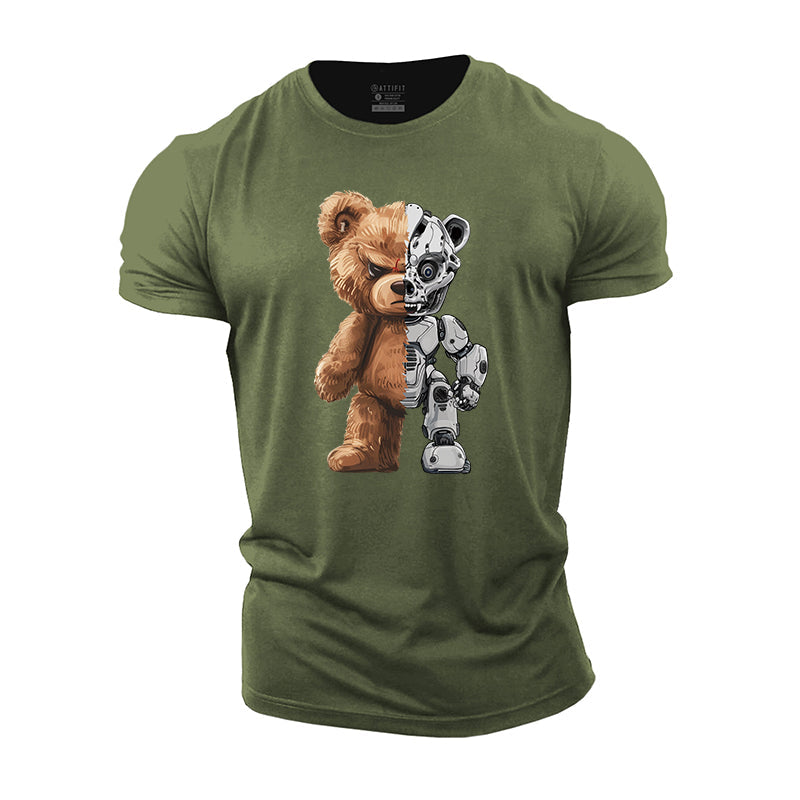 Mechanical Bear Cotton T-shirt