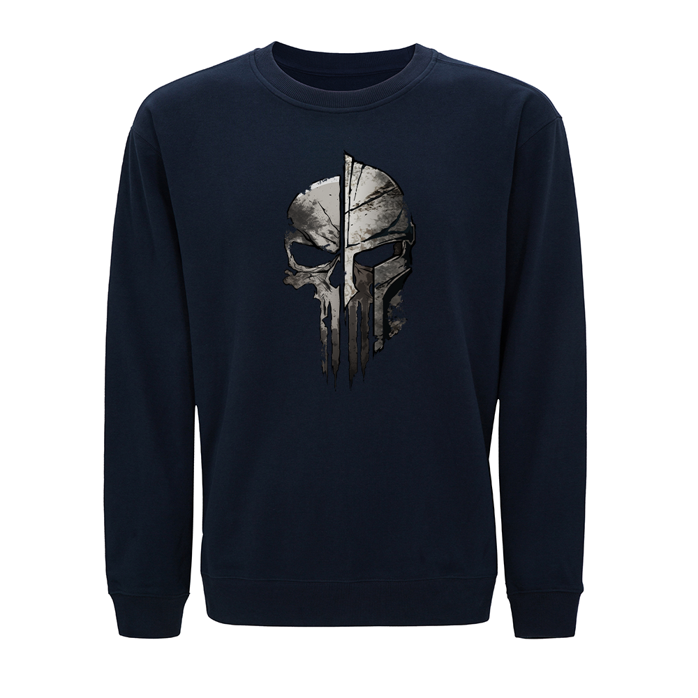 Skeleton Spartan Crewneck Sweatshirt