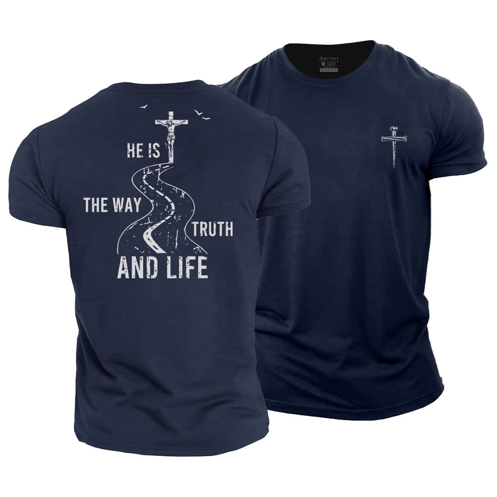 Way Truth and Life Cotton T-Shirt