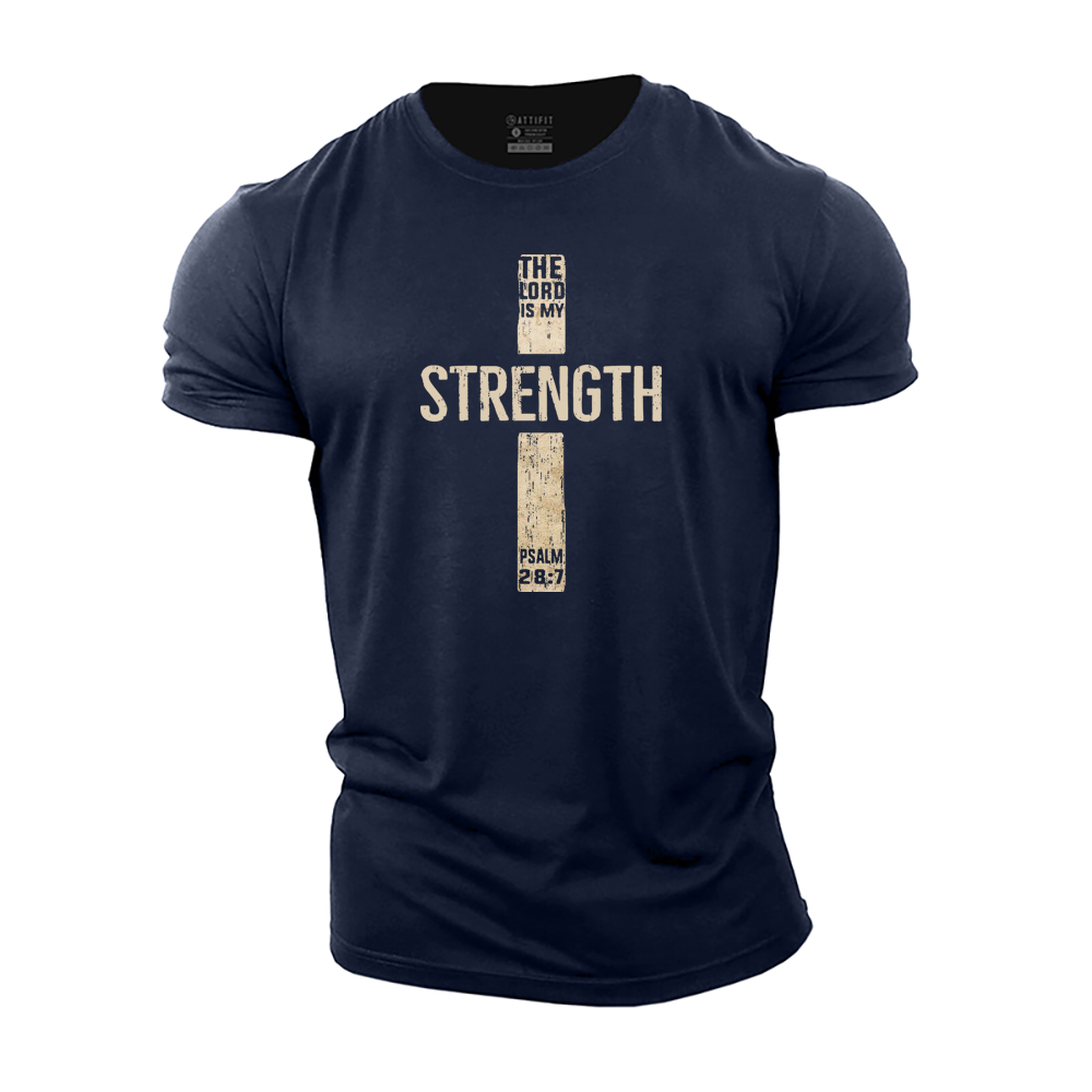 The Lord Is My Strenght Cotton T-Shirt