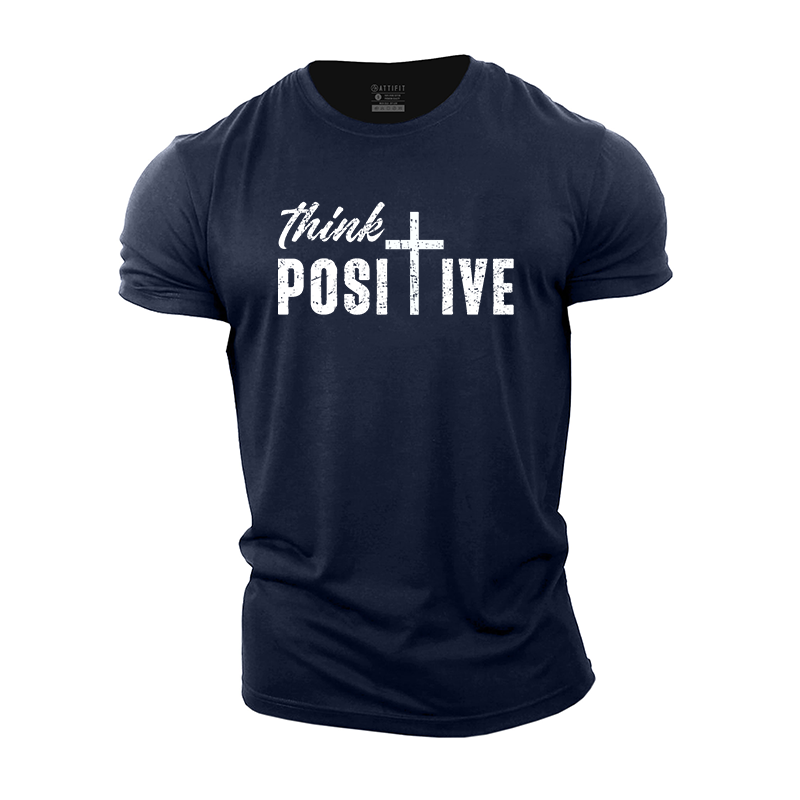 Think Positive Cotton T-Shirt