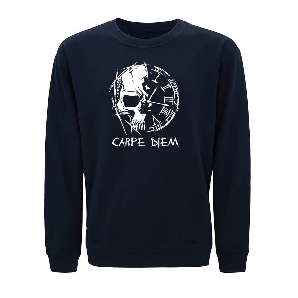 Skull Carpe Diem Crewneck Sweatshirt