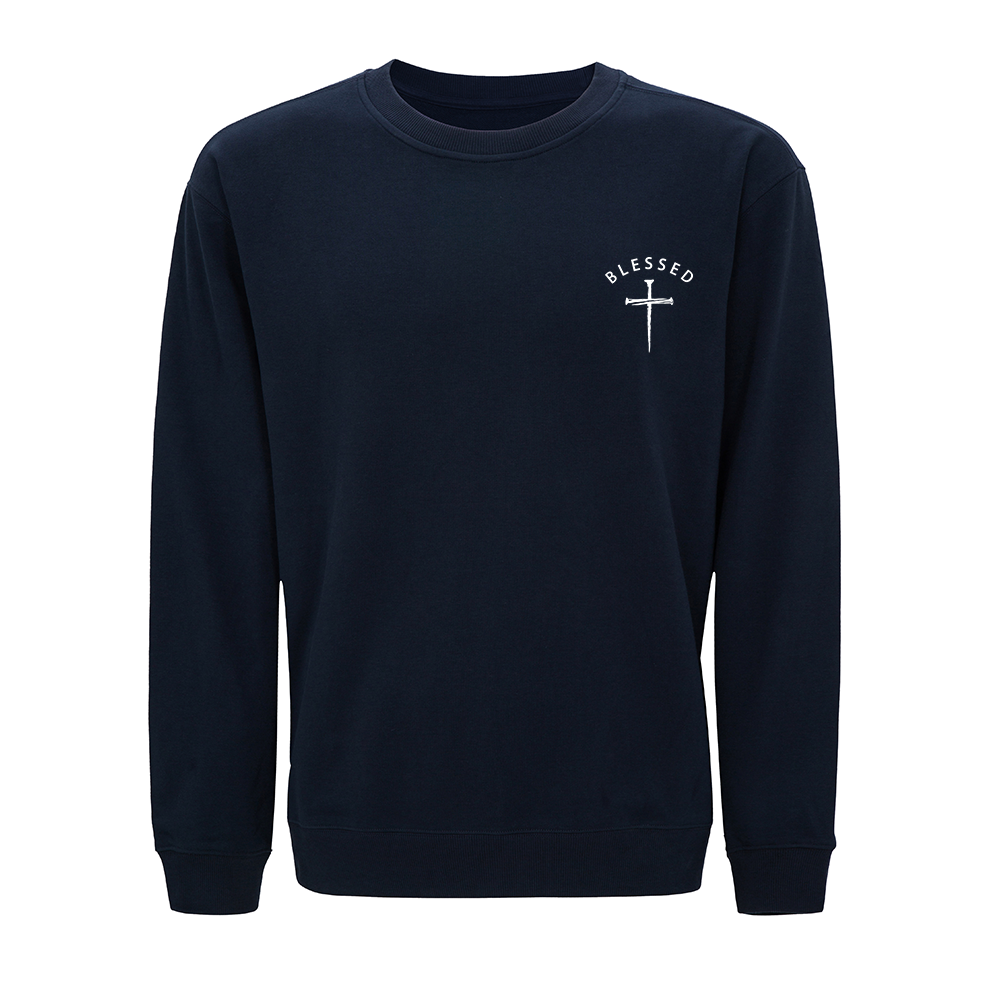 Mini Blessed Cross Crewneck Sweatshirt