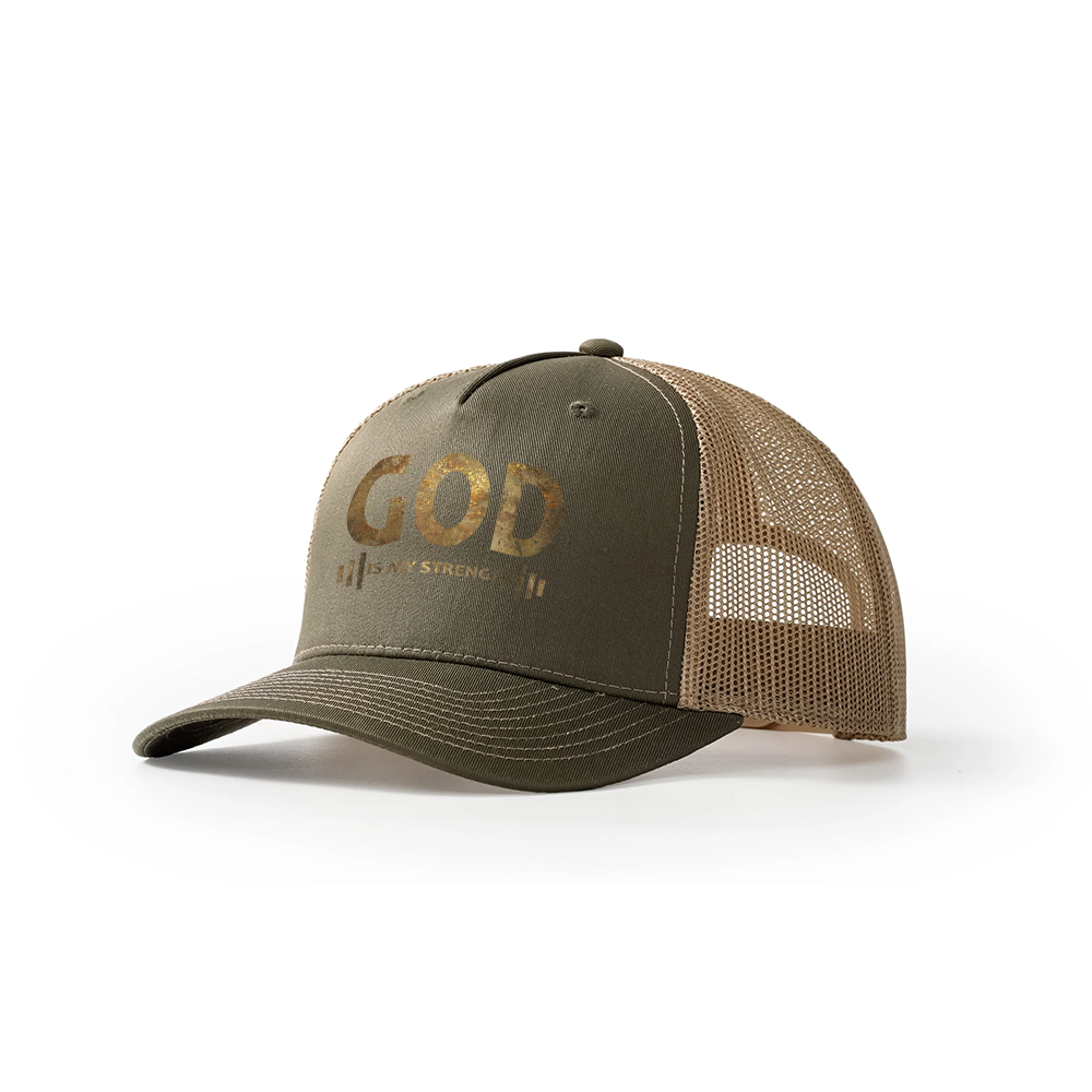 God Is My Strength Trucker Hat