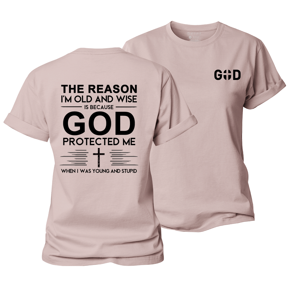 God Protected Me Women's Cotton T-Shirt