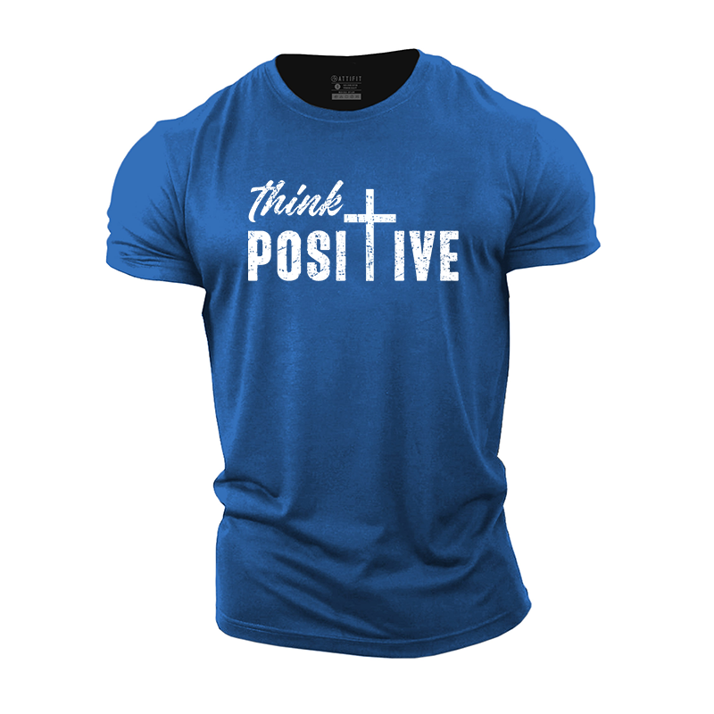 Think Positive Cotton T-Shirt