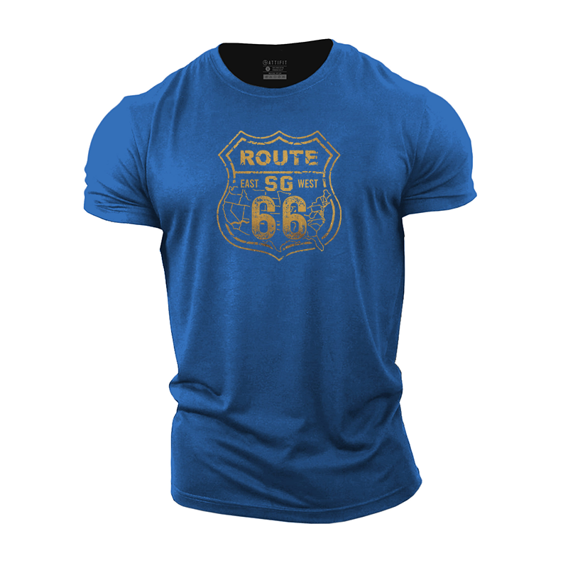 US Route 66 Cotton T-Shirt