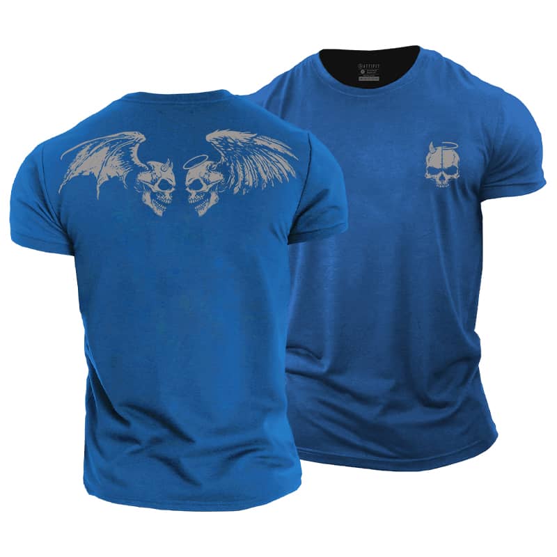 Angel And Devil Cotton T-Shirt