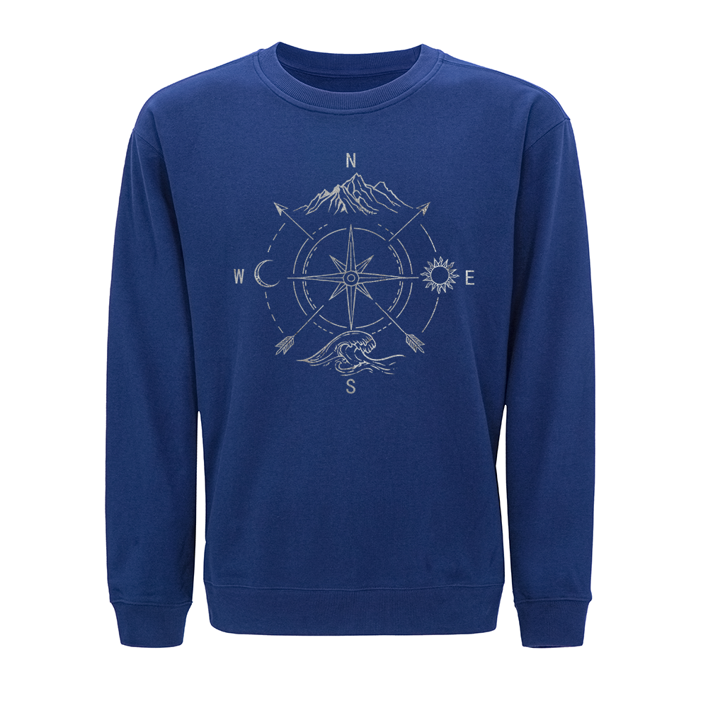 Landscape Compass Crewneck Sweatshirt