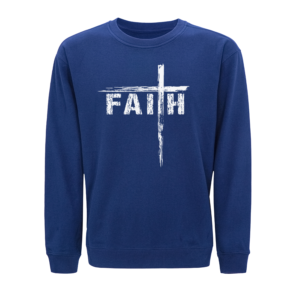 Faith Cross Crewneck Sweatshirt