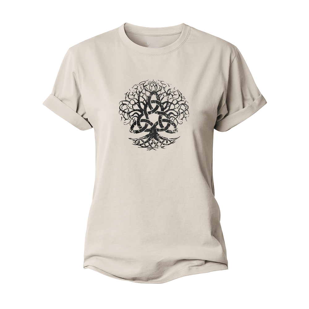 Triquetra Life Tree Cotton T-Shirt