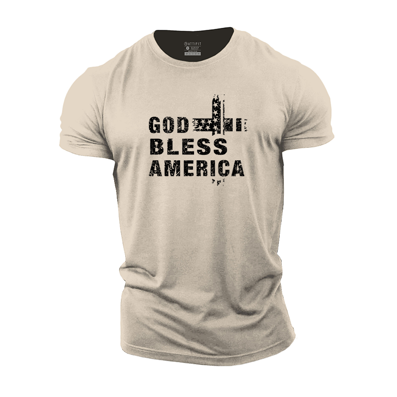 God Bless America Cotton T-Shirt