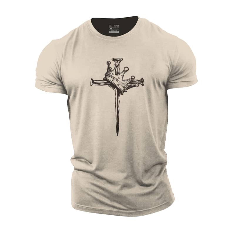 Cross Crown Cotton T-Shirt