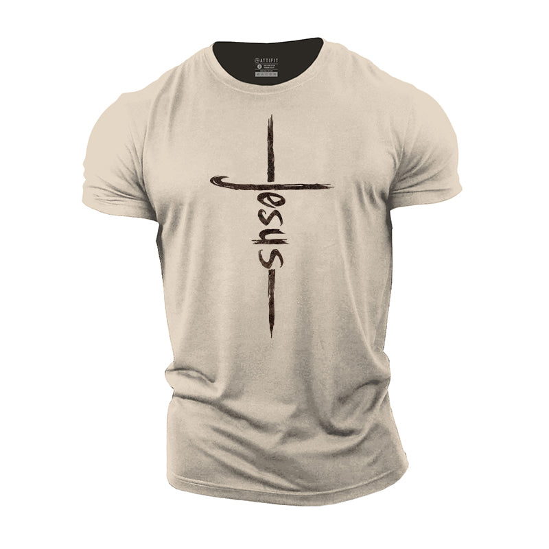 Jesus Cross Cotton T-Shirt