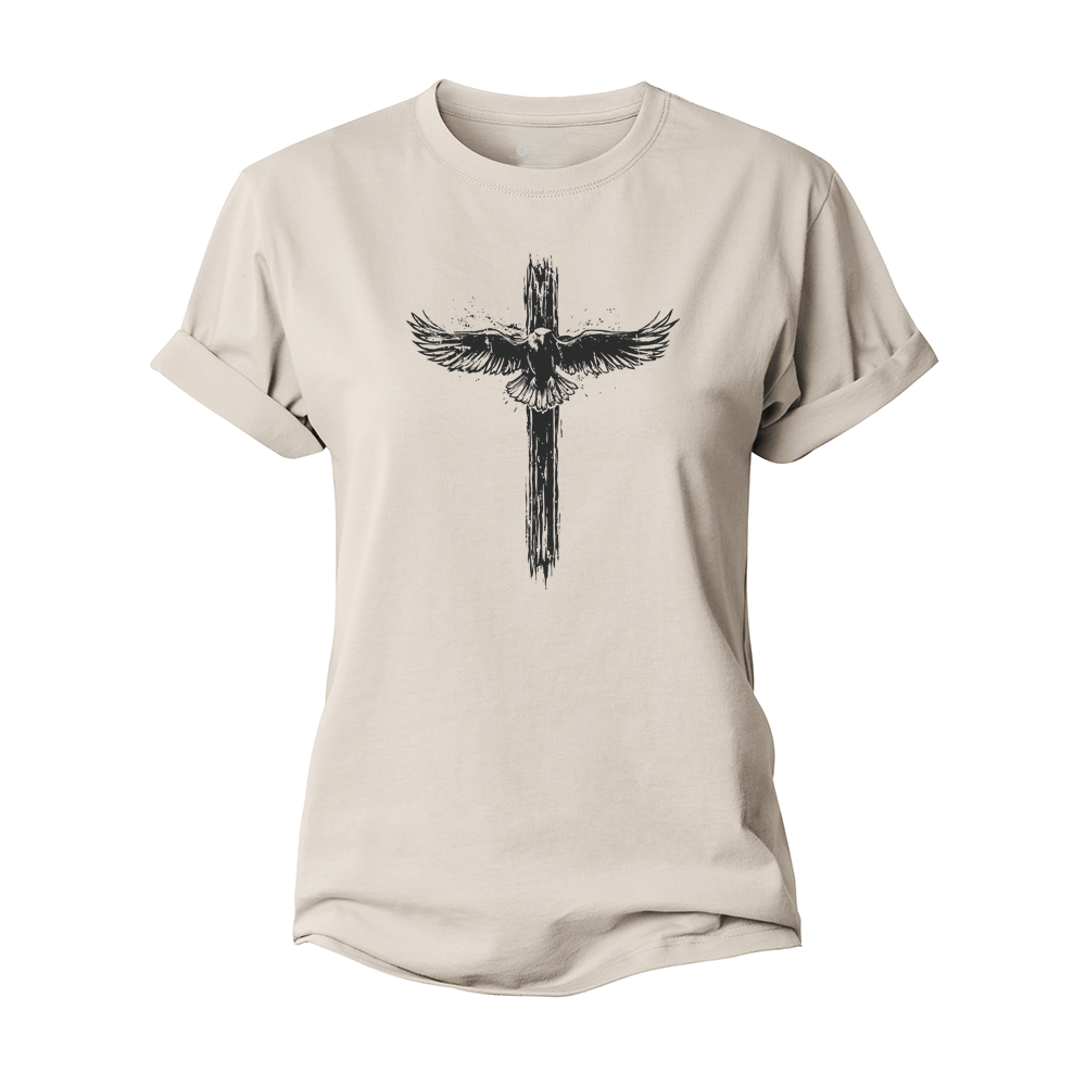 Wings Like Eagles Women's Cotton T-Shirt