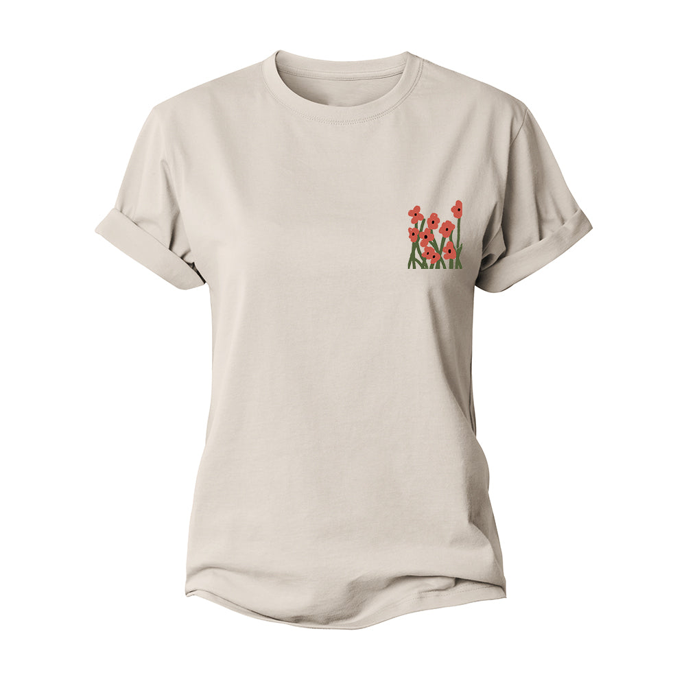 Flower Women's Cotton T-Shirt