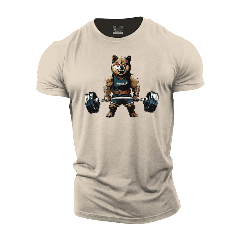 Muscle Dog Cotton T-Shirt