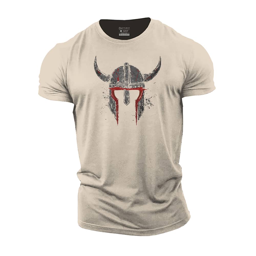 Viking Helmet Cotton T-Shirt