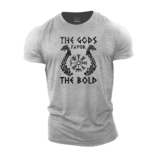 The Gods Favor the Bold Cotton T-Shirt